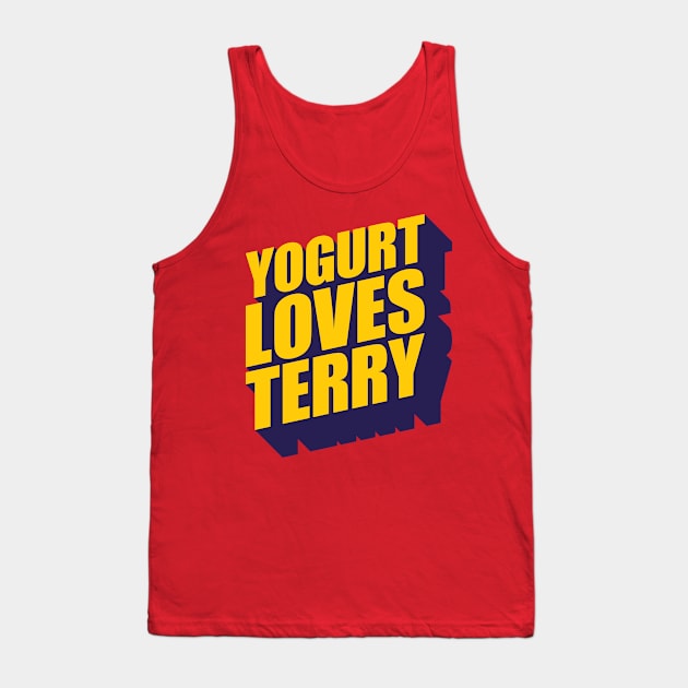 Yogurt Loves Terry Tank Top by CreativeWear